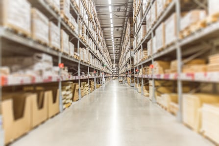 Large Inventory Warehouse Goods